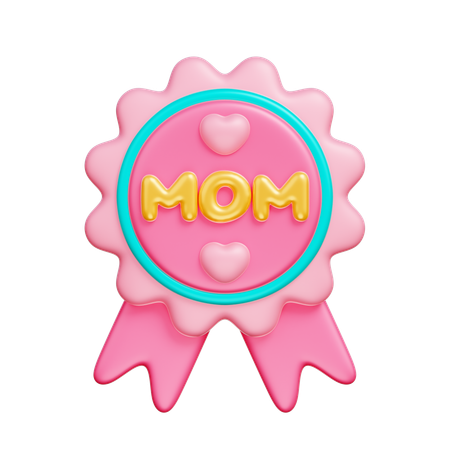 Mom Badge  3D Icon