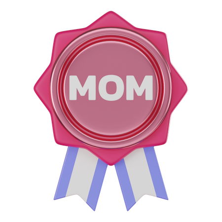 Mom Badge  3D Icon
