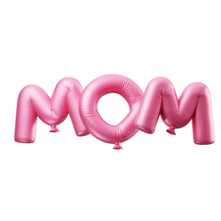 Balões de mãe  3D Icon