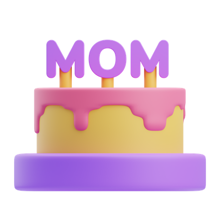 Mom Cake  3D Icon