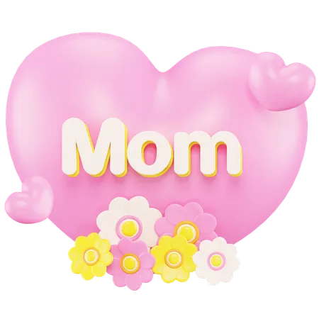 Mom Love  3D Icon