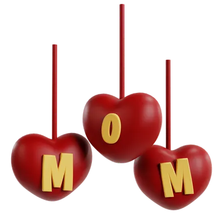 Mom love  3D Icon