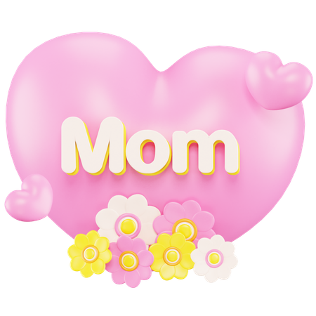 Mom Love  3D Icon