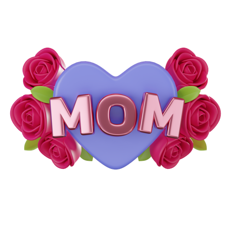 Mom Love  3D Icon