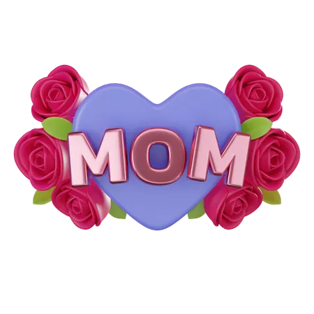 Mom Love  3D Icon