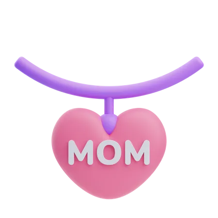 Mom Necklace  3D Icon