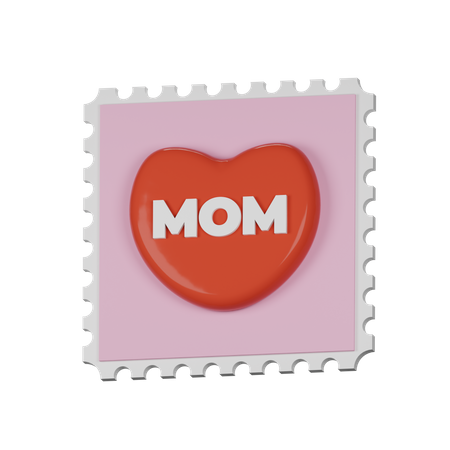 Mom Post Card  3D Icon