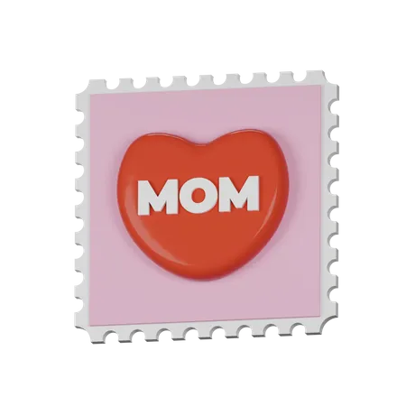 Mom Post Card  3D Icon