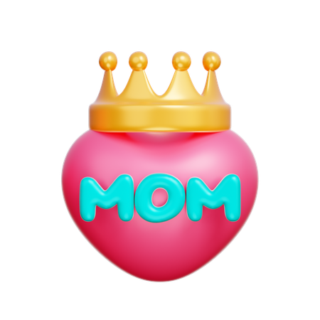 Mom Queen  3D Icon