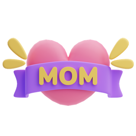 Mom Sign  3D Icon