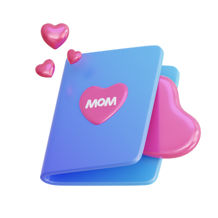 Mom Special Book  3D Icon