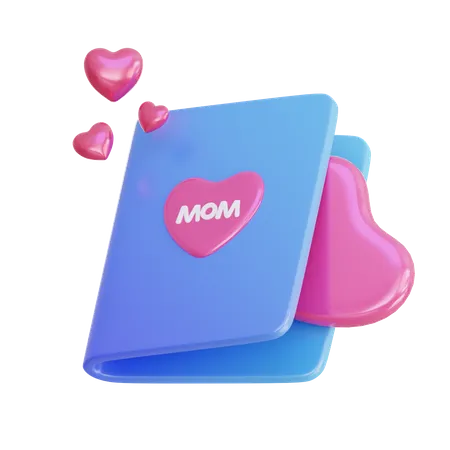 Mom Special Book  3D Icon