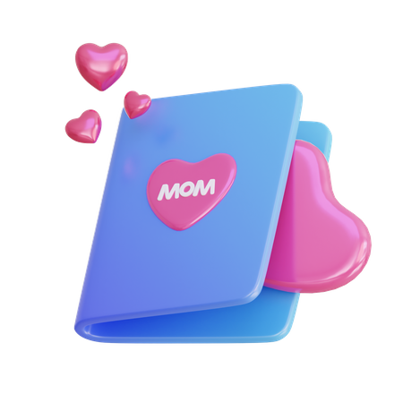 Mom Special Book  3D Icon