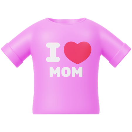Mom T-shirt  3D Icon