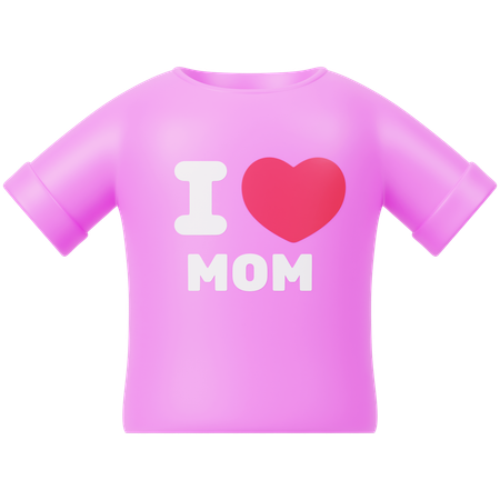Mom T-shirt  3D Icon