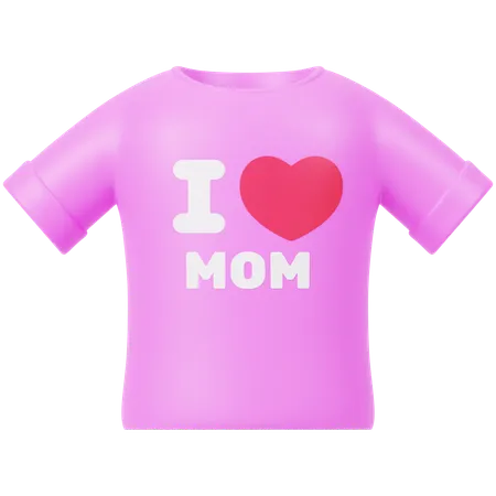 Mom T-shirt  3D Icon