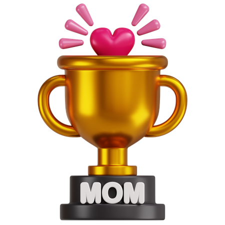 Mom Trophy  3D Icon