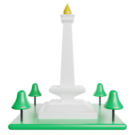 Monas  3D Icon