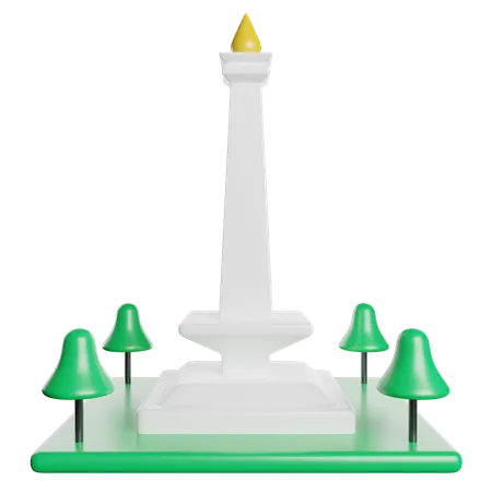 Monas  3D Icon