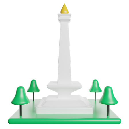 Monas  3D Icon