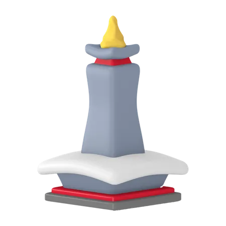 Monas  3D Icon