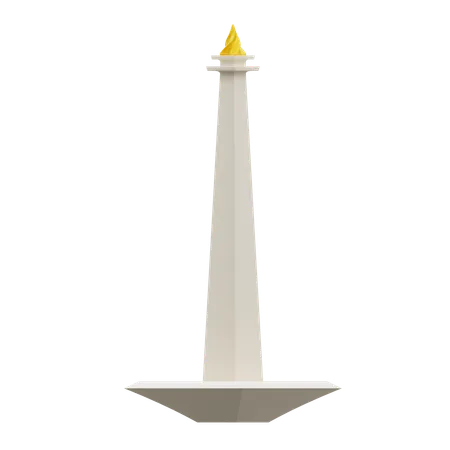 Monas Jakarta  3D Icon