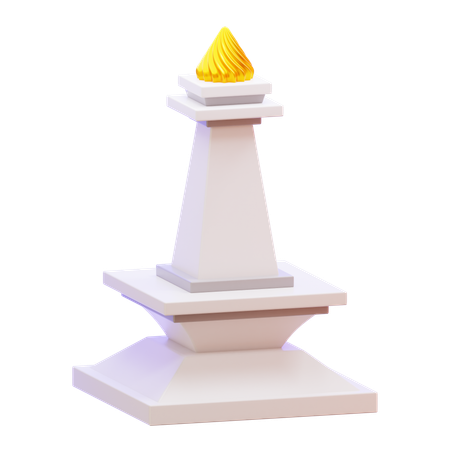 Monas National Monument  3D Icon