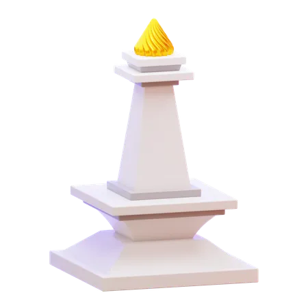 Monas National Monument  3D Icon