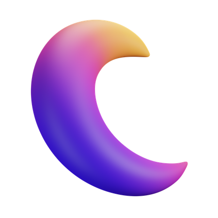 Mond  3D Icon