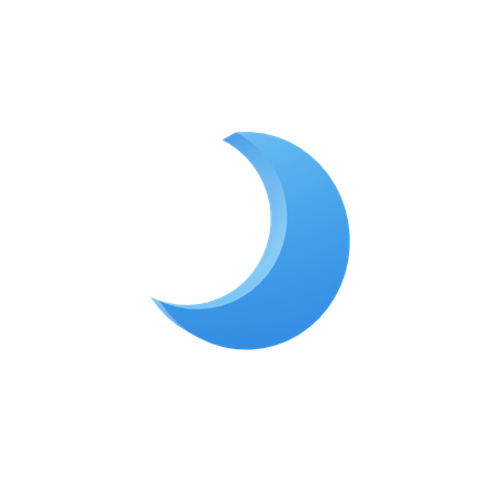 Mond  3D Icon