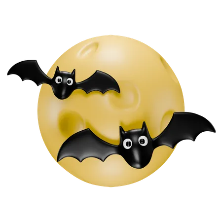 Mondfledermaus  3D Icon