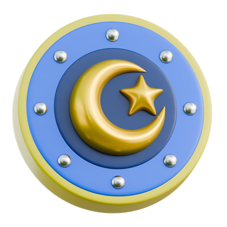 Mond und Sterne Dekoration  3D Icon