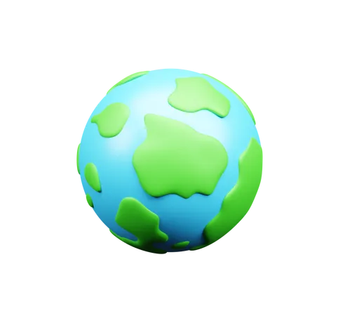 Monde  3D Icon