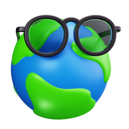 Monde  3D Icon