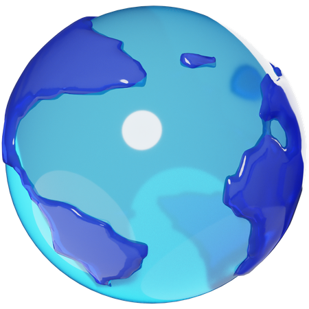 Monde  3D Icon