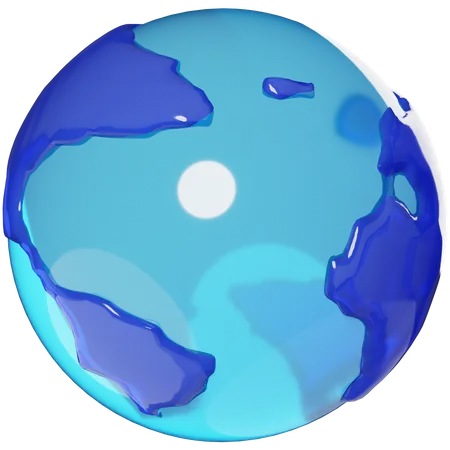 Monde  3D Icon