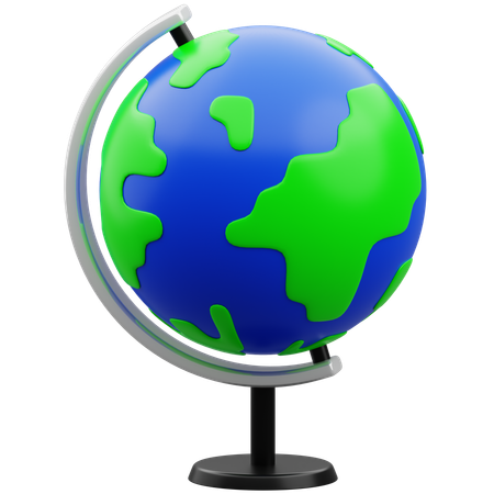 Globe terrestre  3D Icon