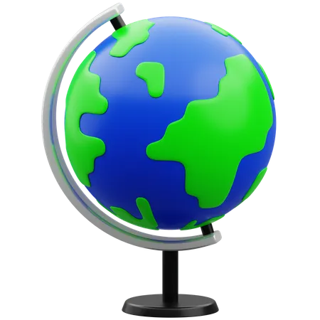 Globe terrestre  3D Icon