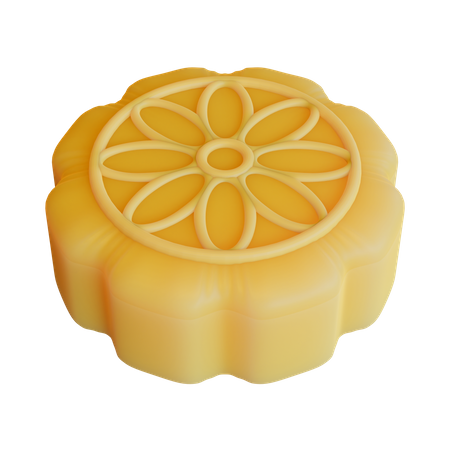 Mondkuchen  3D Icon