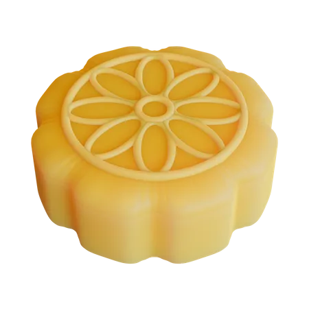 Mondkuchen  3D Icon