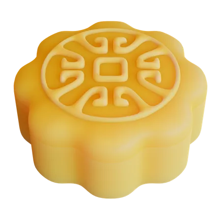 Mondkuchen  3D Icon