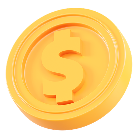 Moneda  3D Icon