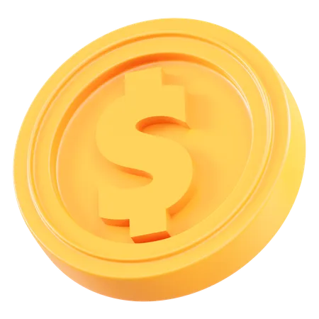 Moneda  3D Icon