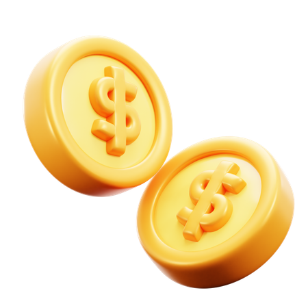 Moneda  3D Icon