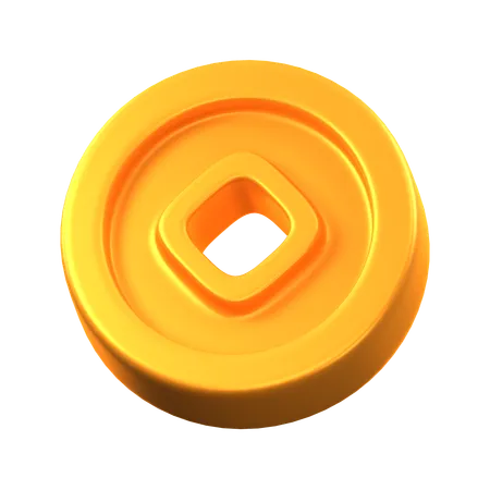 Moneda  3D Icon