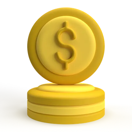 Moneda  3D Icon