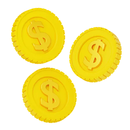 Moneda  3D Icon