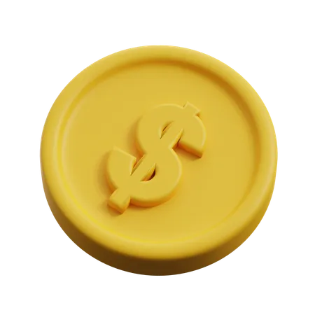 Moneda  3D Icon