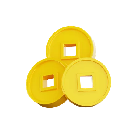 Moneda  3D Icon