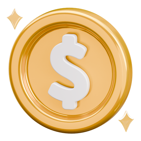 Moneda  3D Icon